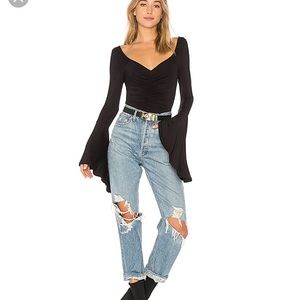Free People Bell Sleeve Top